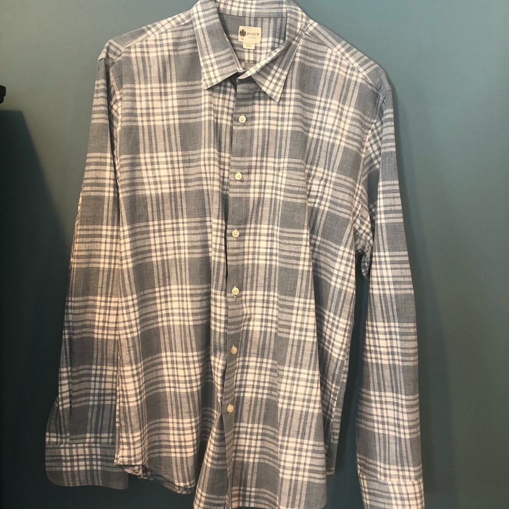 J.crew Plaid Button Down